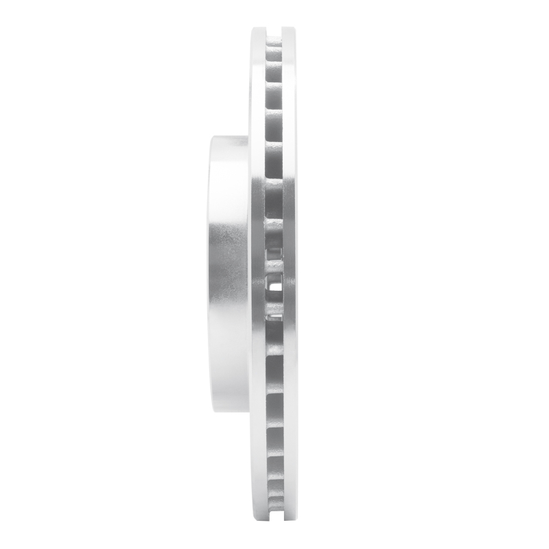 Ford Ikon Brake Rotor (1) - Front Left - R1 Concepts - Drilled & Slotted - Silver - `00-`15